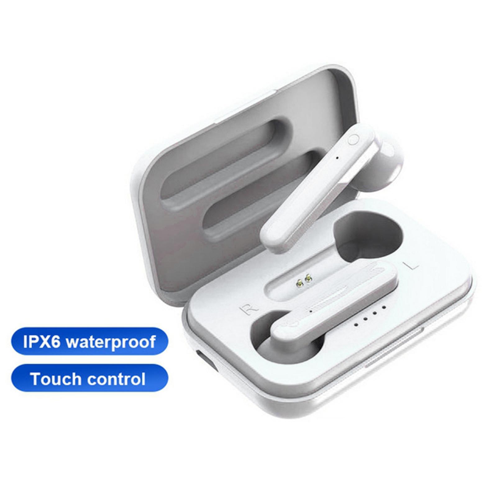 Q3 Wireless Earbuds, Bluetooth 5.0 Earbuds Headphone, in-Ear Headphones with Mic, Deep Bass, Touch Control, Charging Case, for Sport