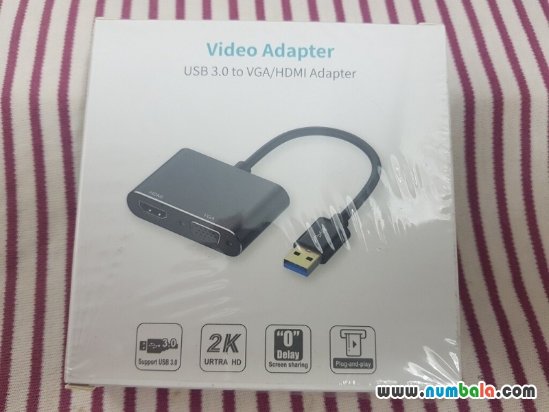 Cáp Chuyển USB 3.0 ra HDMI+ VGA