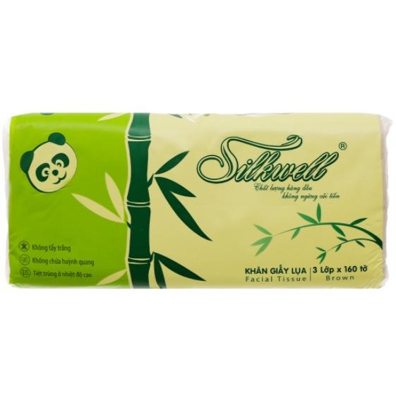 2 gói Giấy ăn gấu trúc Silkwell