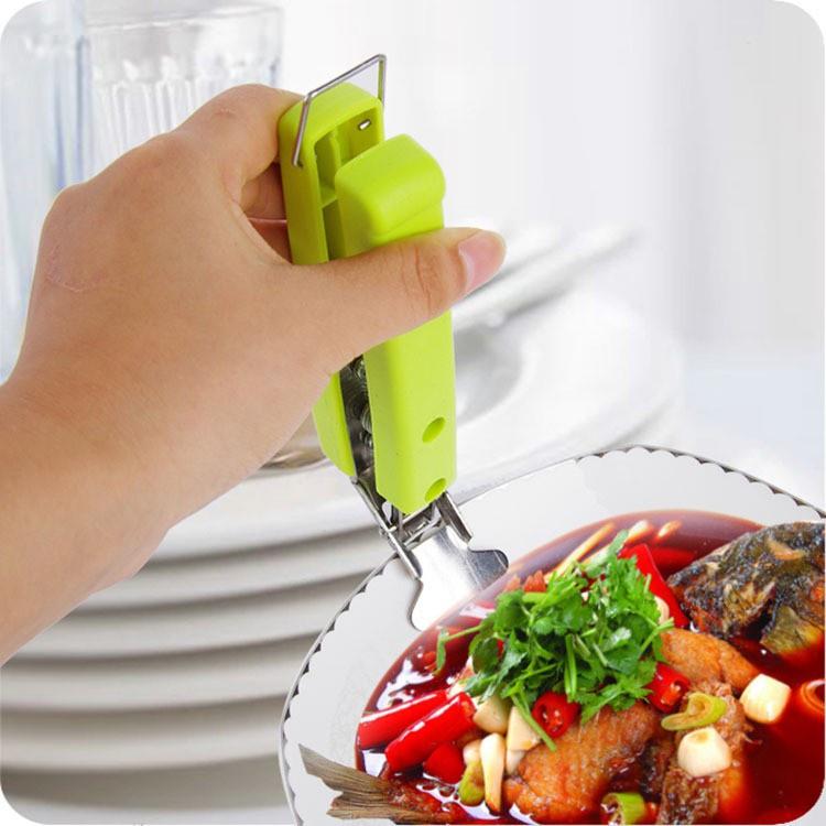 Dụng cụ kẹp gắp thức ăn, kẹp bát chống nóng