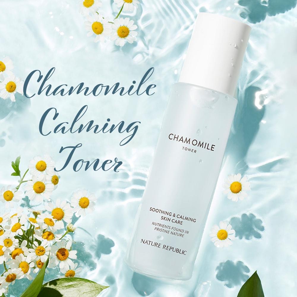 Mua 1 Tặng 1 Nature Republic Nước hoa hồng Chamomile Calming Toner 160ml