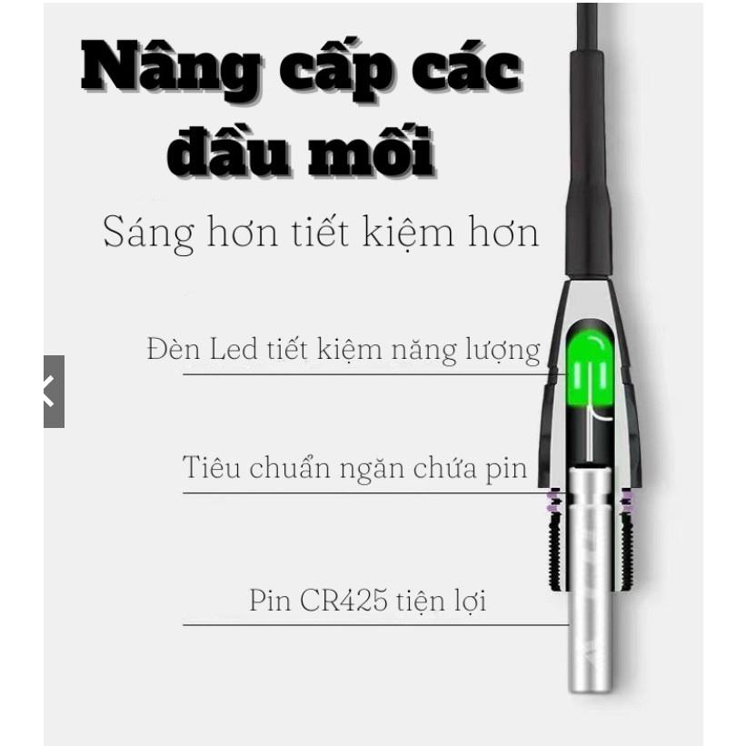 Ngọn Phao Hố Đấu cao cấp 6 hạt bóng Led hỗ trợ ánh sáng mạnh , tầm nhìn rõ hơn , gia cố chống nước tuyệt đối