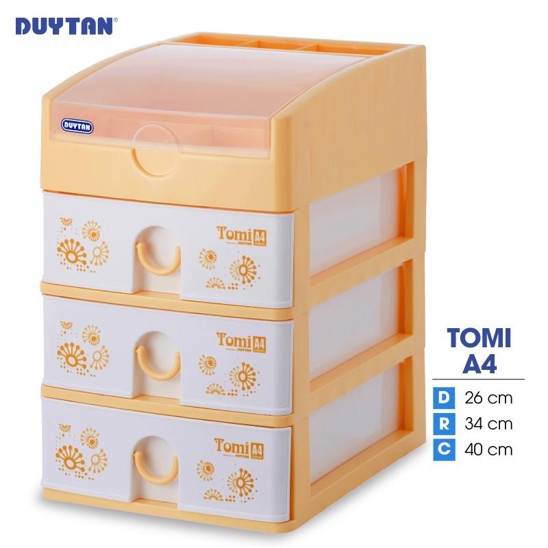 Tủ nhựa Duy Tân Tomi A4 - 4 ngăn - Nhiều màu