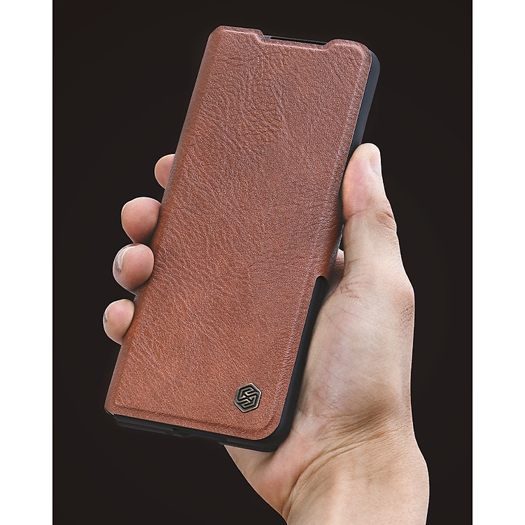 Bao da dành cho Samsung Z Fold5 Nillkin Aoge Leather Cover - Hàng Chính Hãng (Tặng 2 túi PVC đựng thẻ ATM)