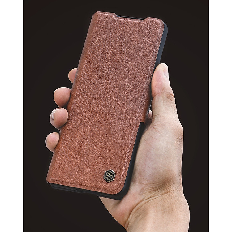 Bao da dành cho Samsung  Z Fold5 Nillkin Aoge Leather Cover - Hàng Chính Hãng (Tặng 2 túi PVC đựng thẻ ATM)