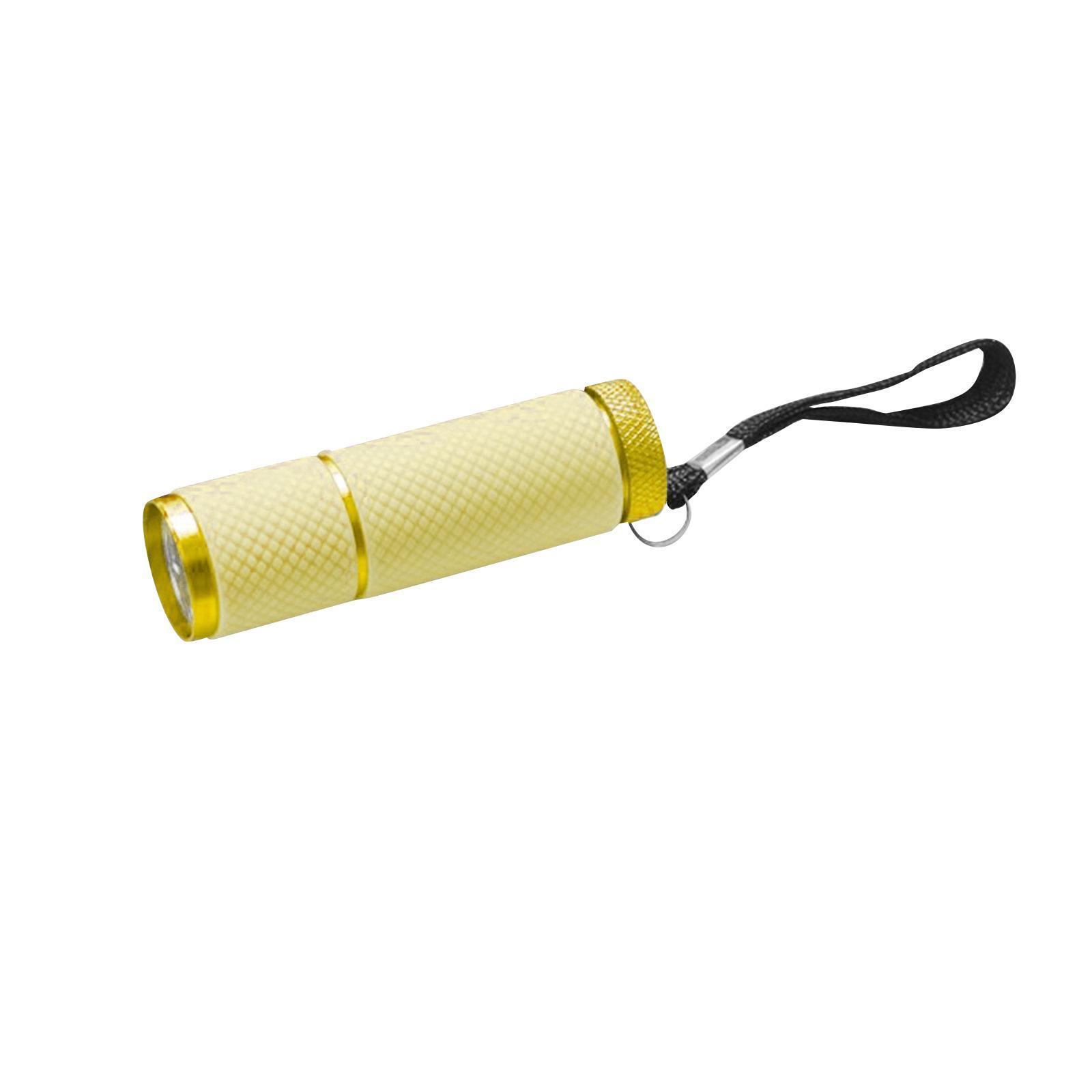 Portable Handheld flashlights 9 LED Aluminum Diameter 2.5cm Length 9cm