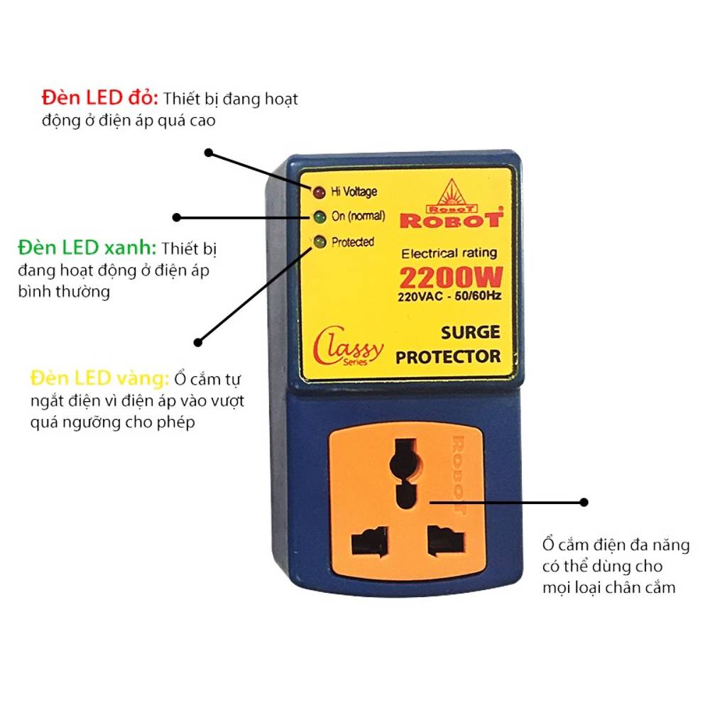 Bộ bảo vệ sốc điện Robot Delay chống set – Hàng chính hãng