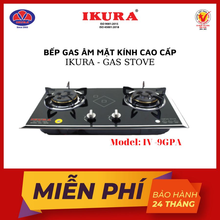 BẾP GAS ÂM - IKURA - Hàng chính Hãng