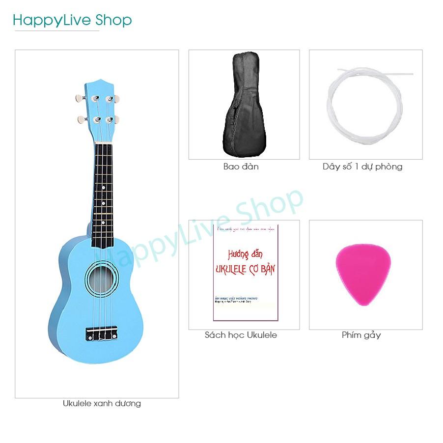 Đàn Ukulele Xanh Dương Soprano Magnate + tặng bao + dây dự phòng + sách + phím gảy