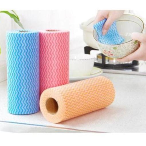 Combo 10 cuộn khăn lau đa năng homeessy loại 50 miếng