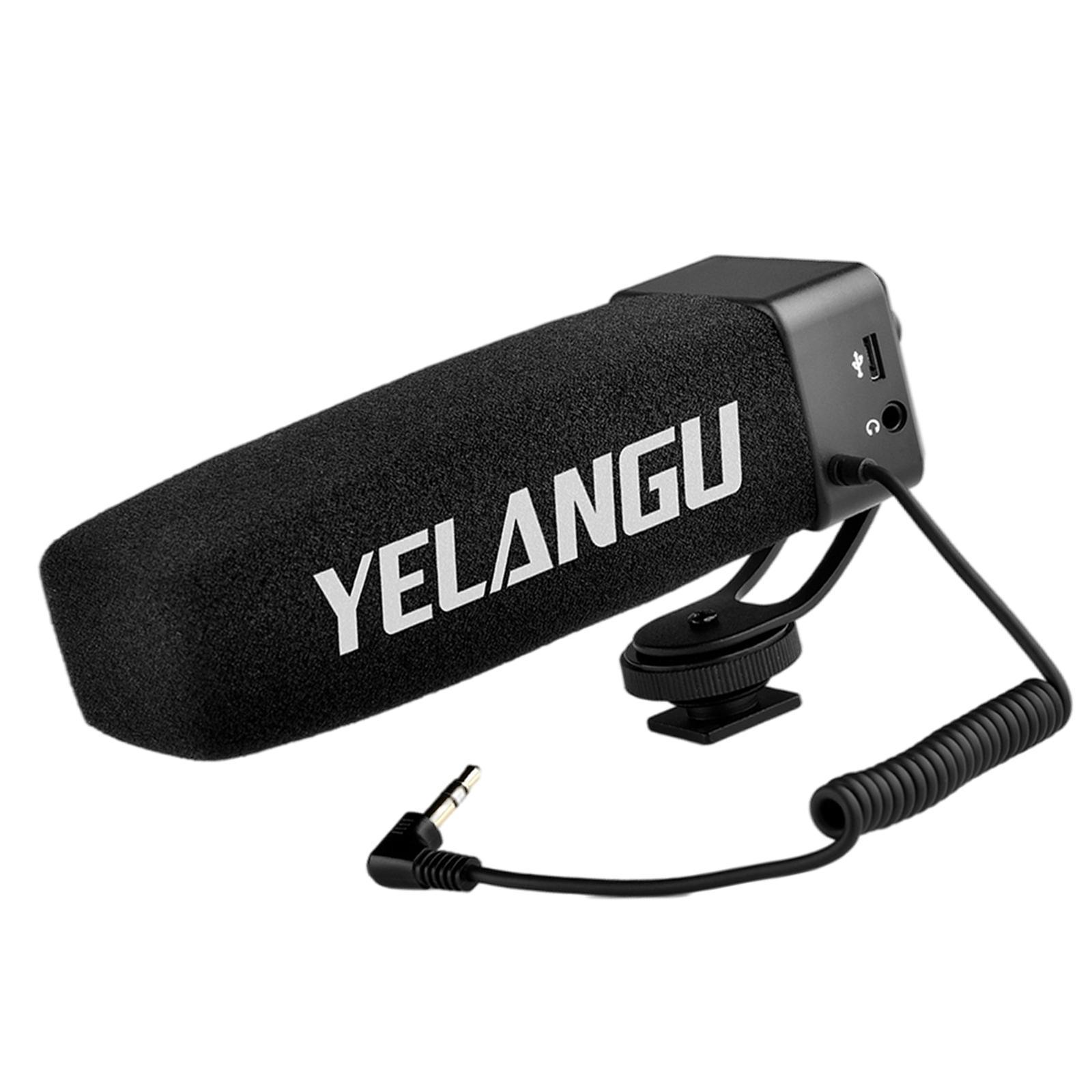 Camera Microphone Recording Video Mic for Smartphone Camera with 3.5mm Plug
