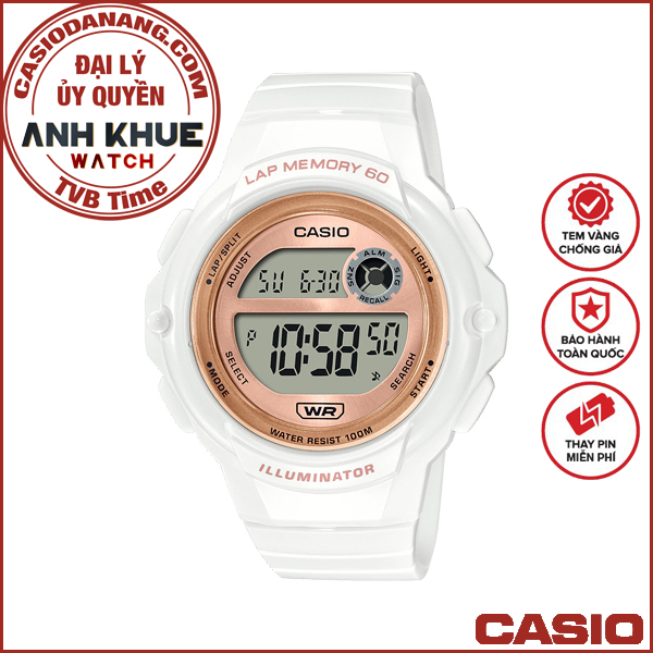 Đồng hồ nữ dây nhựa Casio Standard chính hãng LWS-1200H-7A2VDF (40mm)