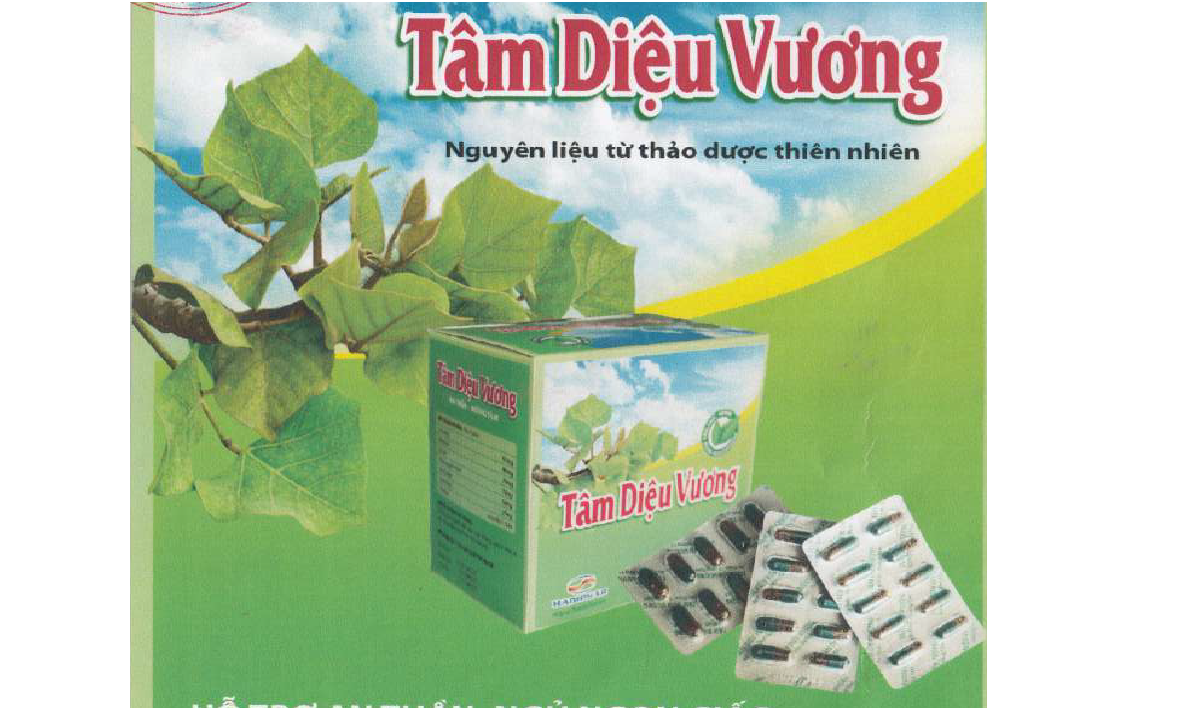 Tâm Diệu Vương - Dưỡng Tâm - An Thần - Giảm Stress - Giảm Lo Âu - Hộp 100 viên
