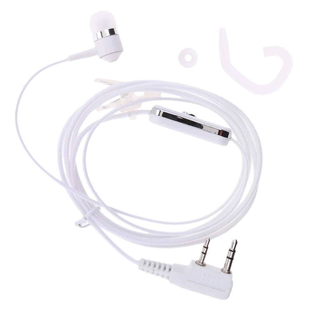 For  EARPHONE EARPIECE HEADSET MIC SECURITY 2 PIN   BLACK