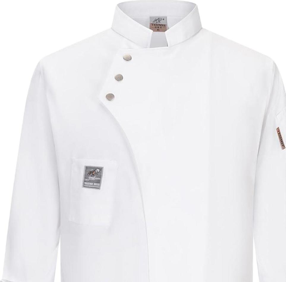 Áo Khoác Nam Unisex áo Khoác Dài Tay áo Sơ Mi Nhà Bếp đồng Phục Bảo Hộ Lao động