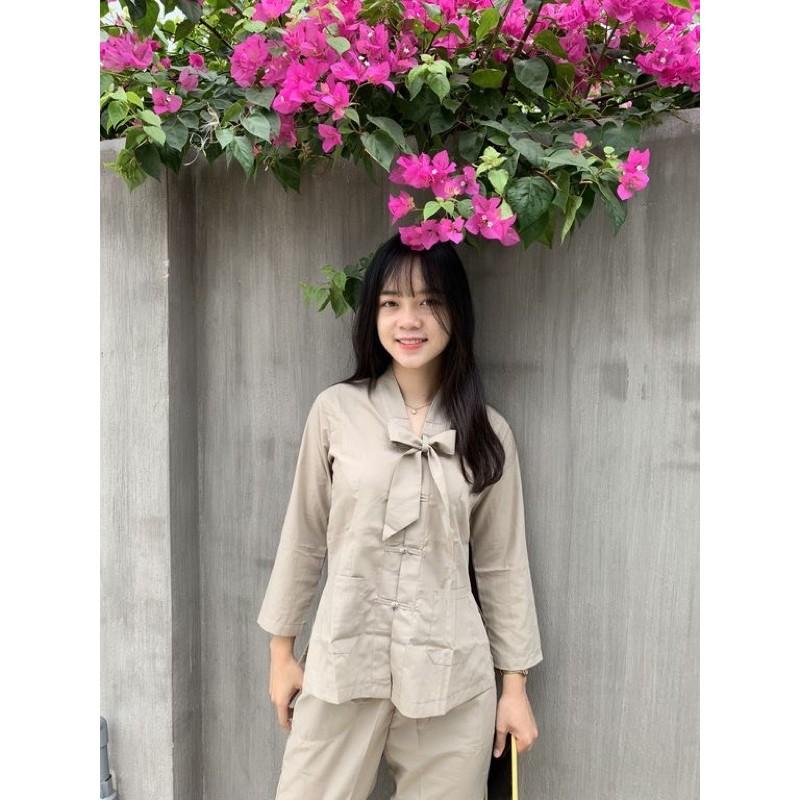 Đồ Lam Đi Chùa #Đồ Phật Tử #Pháp Phục Phật Giáo#La Hán Nơ Nữ
