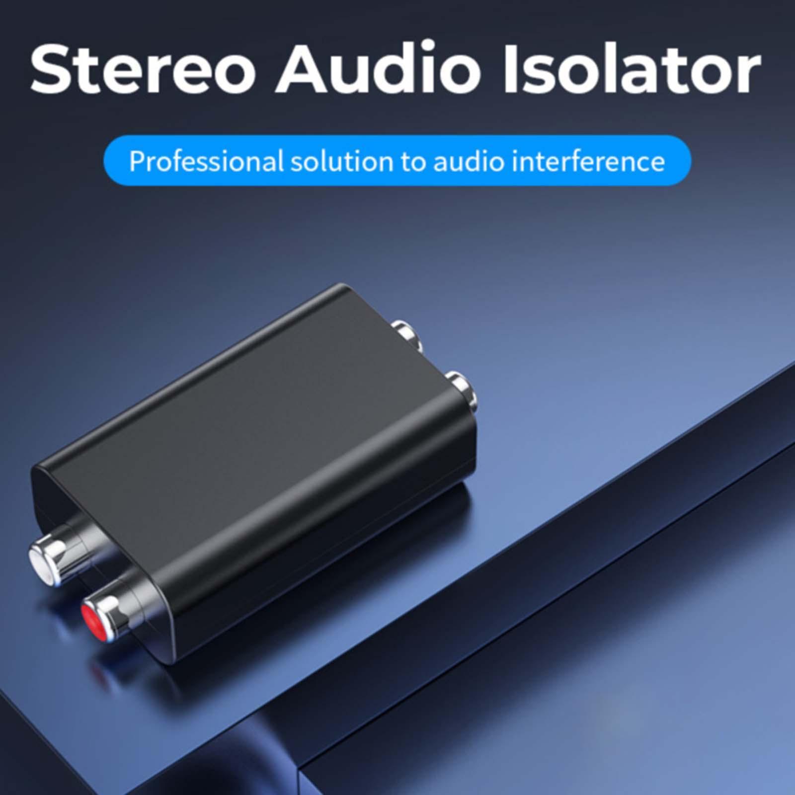 Ground Loop Noise Isolator Noise Suppressor Anti-Interference for PC Stereo