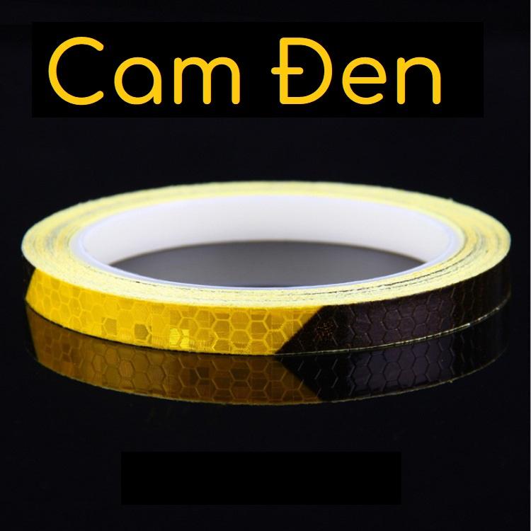 Cuộn Decal 8 Mét Phản Quang Dán Viền Thân Xe Nổi Bật