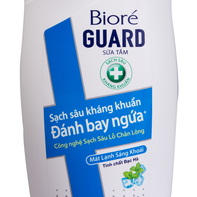 Sữa Tắm Sạch Sâu Kháng Khuẩn Mát Lạnh Sảng Khoái BiorE Guard 800g