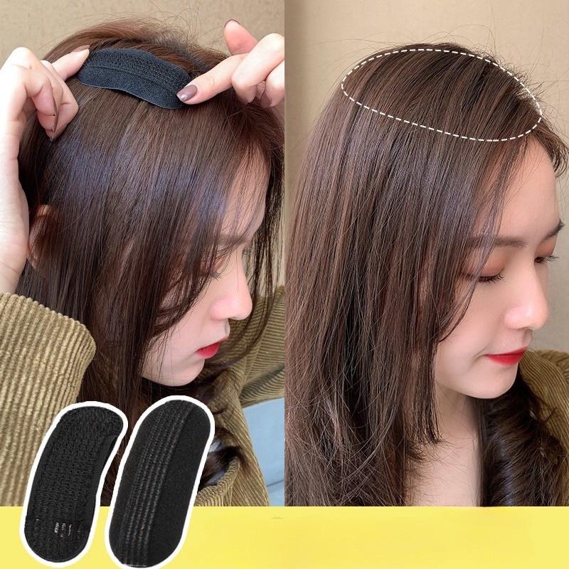 Set 2 miếng dán độn phồng tóc tự nhiên phong cách Hàn Quốc - Set 2 kẹp phồng chân tóc làm dày tóc cho nữ