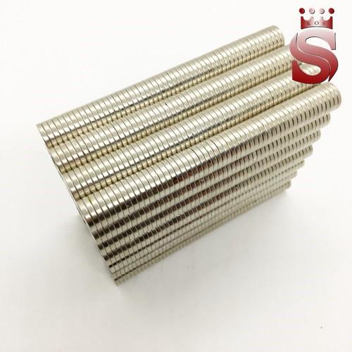 Nam châm viên tròn kích thước 12x2mm