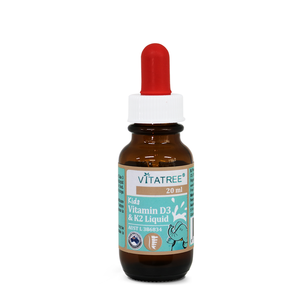 Thực phẩm bảo vệ sức khoẻ Kids Vitamin D3 &amp; K2 Liquid - Bổ sung D3 – K2 Cho Bé 20ml