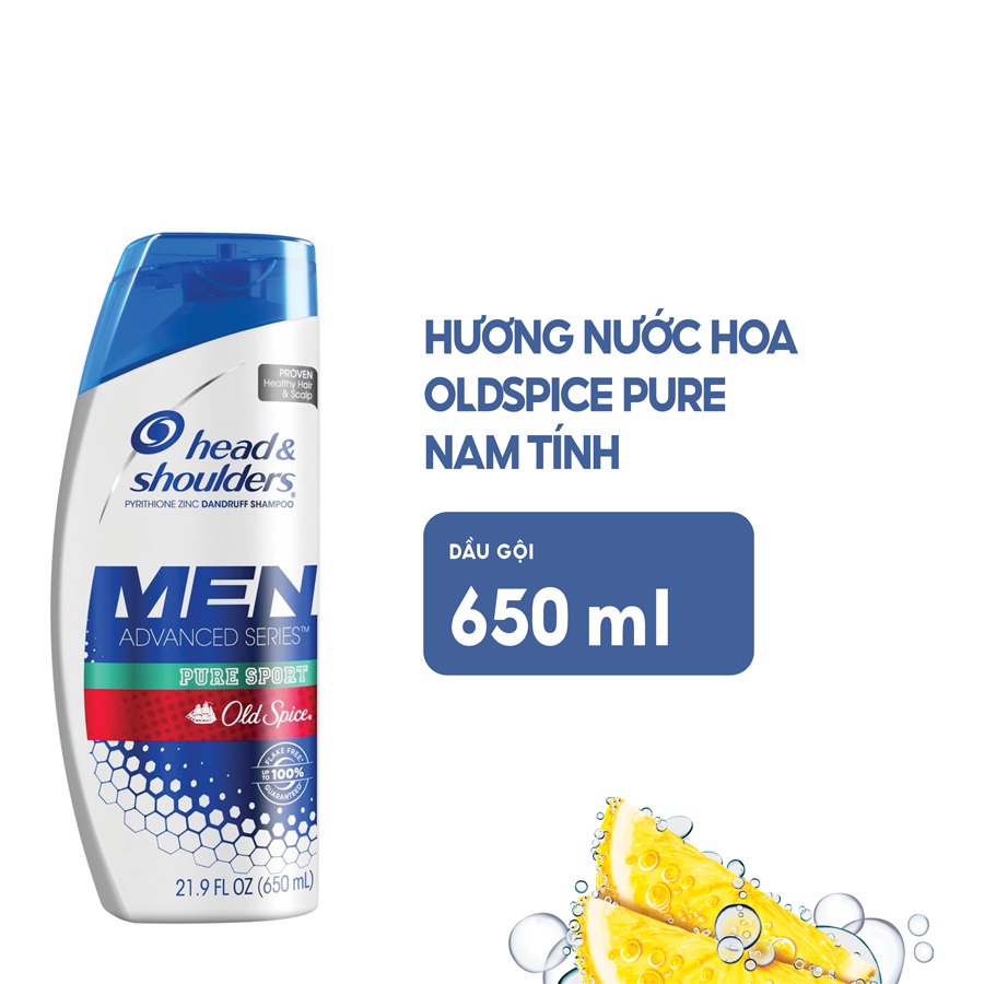 Dầu gội Head &amp; Shoulders Men Old Spice Pure Sport 650ml