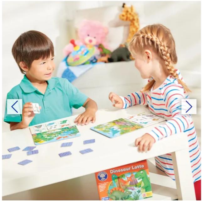 Trò chơi trí tuệ Dinosaur Lotto - Orchard Toys giúp trẻ phát triển kỹ năng quan sát và ghi nhớ
