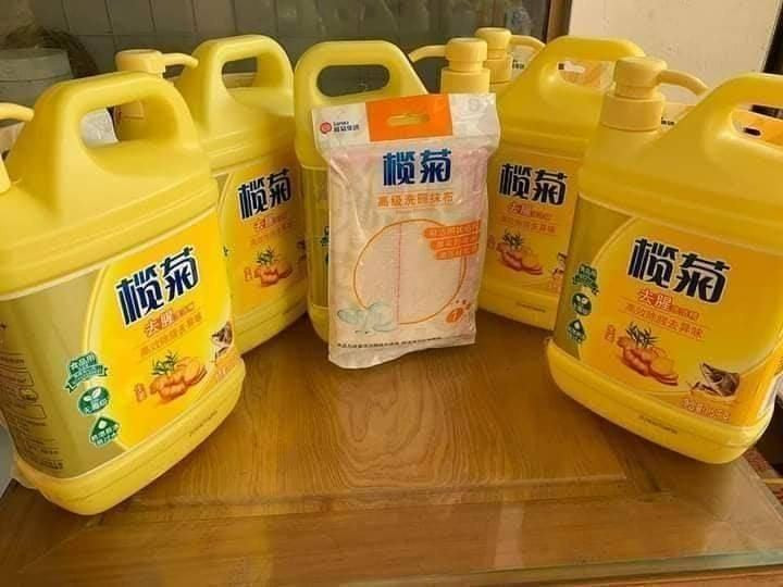 NƯỚC RỬA BÁT GỪNG 1,5L hàng nội địa trung