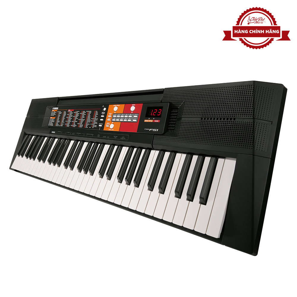 Đàn Organ Yamaha PSR-F51 Phù Hợp Với Những Người Mới Bắt Đầu (Đàn+ Nguồn) - Hàng Chính Hãng