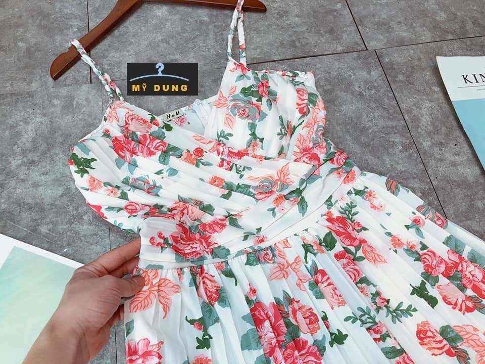 ĐẦM 2S XOÈ HOA DẬP LY  PHONG CÁCH NHẸ NHÀNG, NGỌT NGÀO- HÀNG THIẾT KẾ LOẠI 1