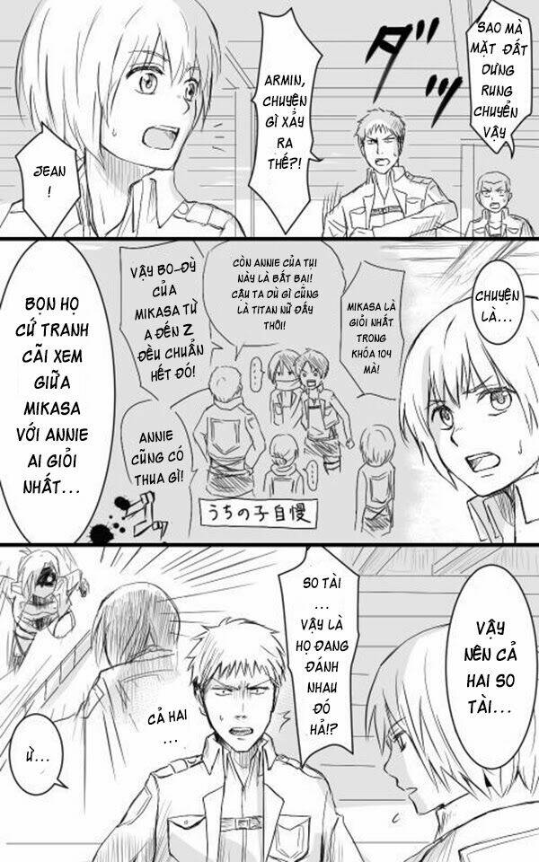tấn công người khổng lồ - doujinshi eren x mikasa chapter 34 3