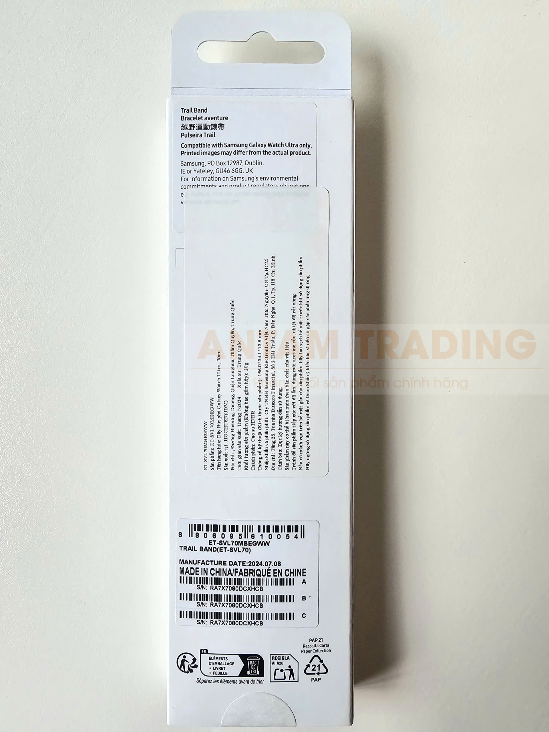 Dây Bứt phá Đồng hồ Samsung Galaxy Watch Ultra (ET-SVL70) - Hàng Chính Hãng