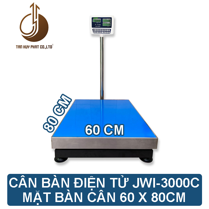 Cân Đếm Số Lượng JWI-3000C - Mặt Bàn Cân 600x800MM