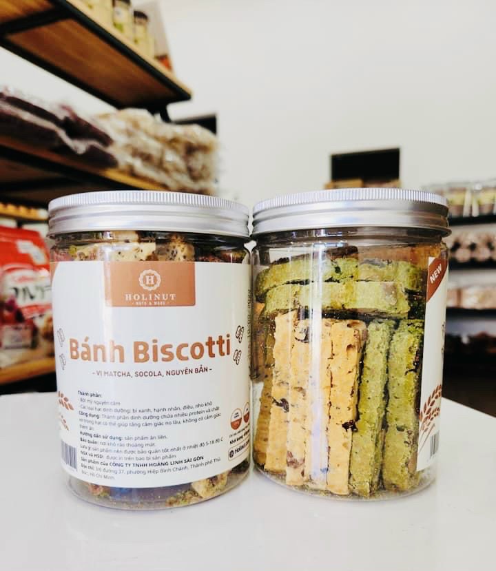 Bánh Biscotti nguyên cám 3 vị mix hạt dinh dưỡng nhập khẩu / Ăn kiêng lành mạnh, bổ dưỡng, phù hợp eat clean