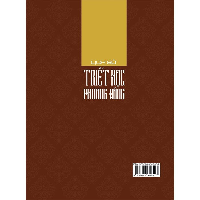 Lịch sử triết học Phương Đông - PGS.TS. Doãn Chính