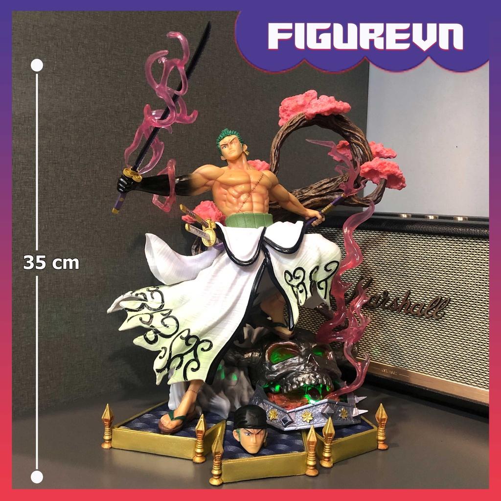 Figure / Mô hình Zoro Wano hoa anh đào 35 cm
