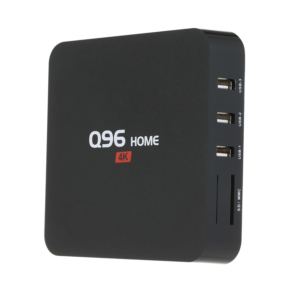 Hộp TV Thông Minh Q96 Home Android 8.1 RK3229 Quad Core UHD 4K Cho Trình Phát Video Media Player 1Gb / 8Gb 2.4g WiFi H.265 VP9 HDR10