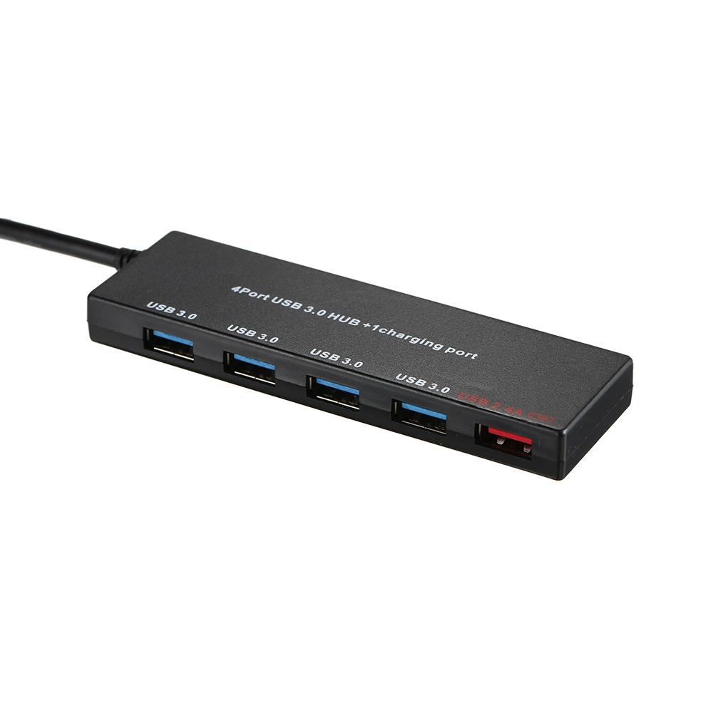 5 cổng chuyển đổi Siêu tốc Mini Portable USB 3.0 Hub Tốc độ truyền 5Gbps với sạc chuyên dụng 2.4A