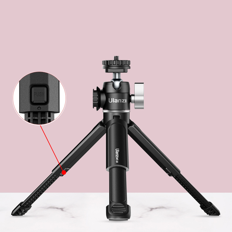 Ulanzi U-Vlog Lite - Tripod Cho Máy Ảnh, Có Cold Shoe Gắn Phụ Kiện, Tải Trọng 2kg - Hàng chính hãng