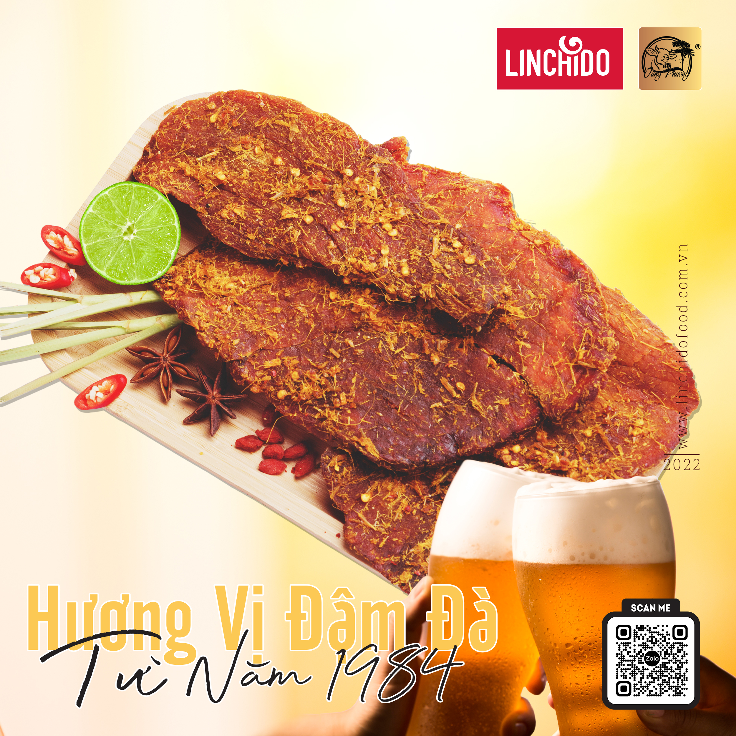 Khô Bò Miếng _ Tùng Phương Du Ký _ Loại 100 Gram