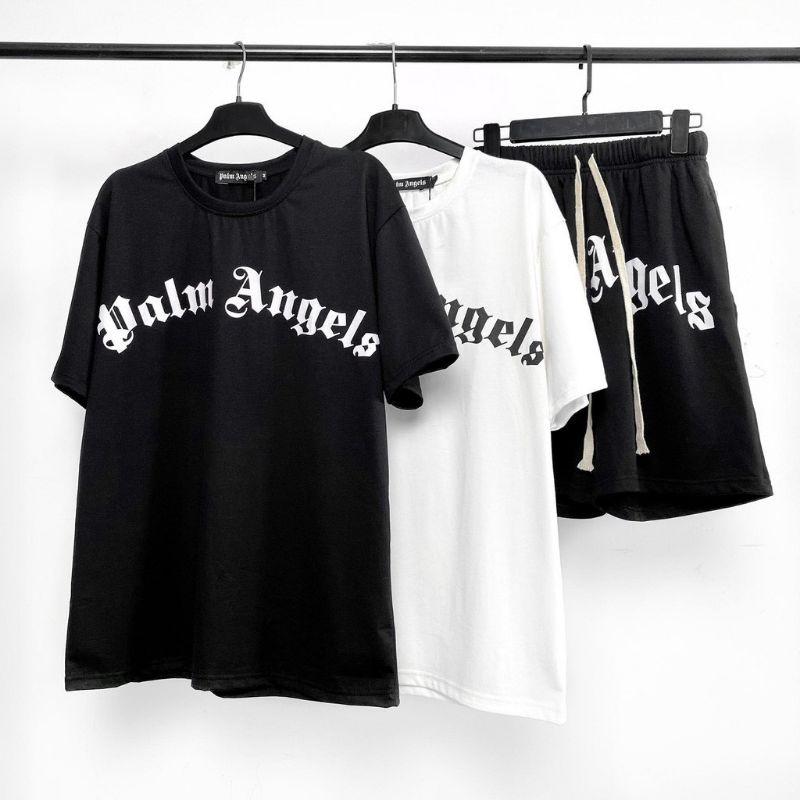 Set đồ bộ unisex - đồ bộ mùa hè nam nữ vải cotton cực hot 2021