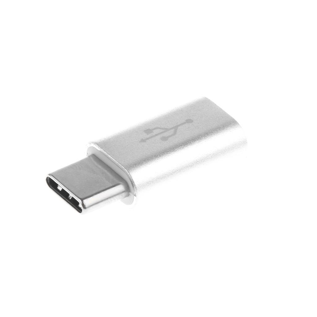 USB Type C Male Connector to Micro USB Female Converter Adapter