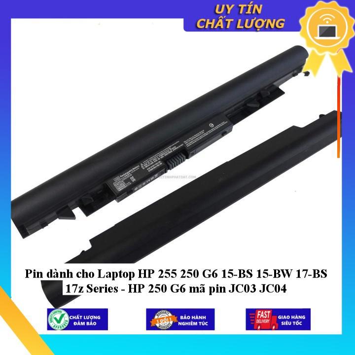 Pin dùng cho Laptop HP 255 250 G6 15-BS 15-BW 17-BS 17z Series - HP 250 G6 mã pin JC03 JC04 - Hàng Nhập Khẩu  MIBAT591
