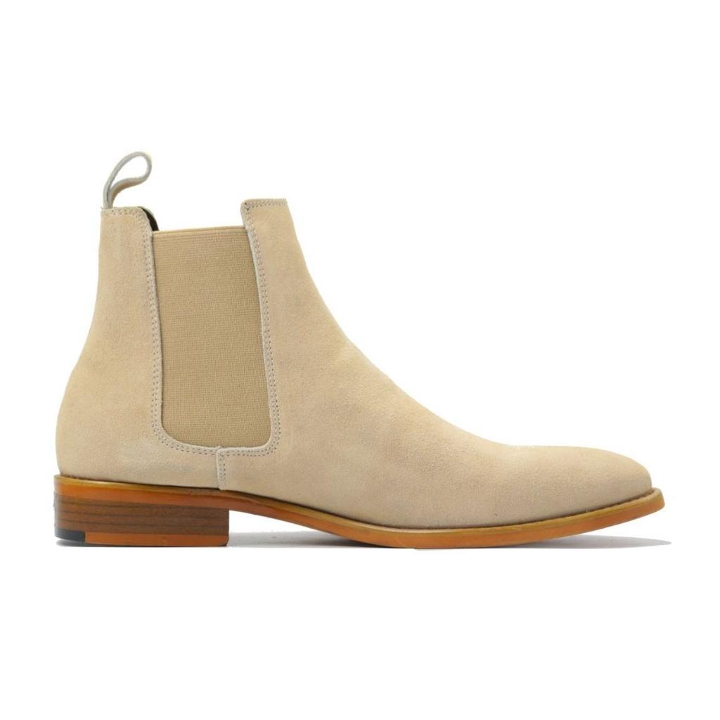 Giày Chelsea boots tan da bò cao cấp nhập khẩu handmade August AG1T