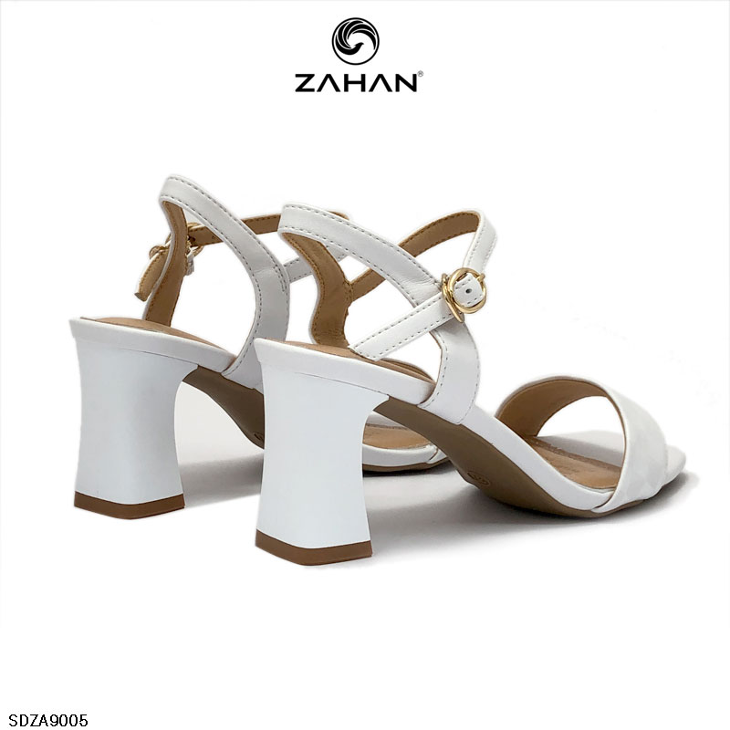 Sandal quai đơn, dập bóng, 6 cm SDZA9005