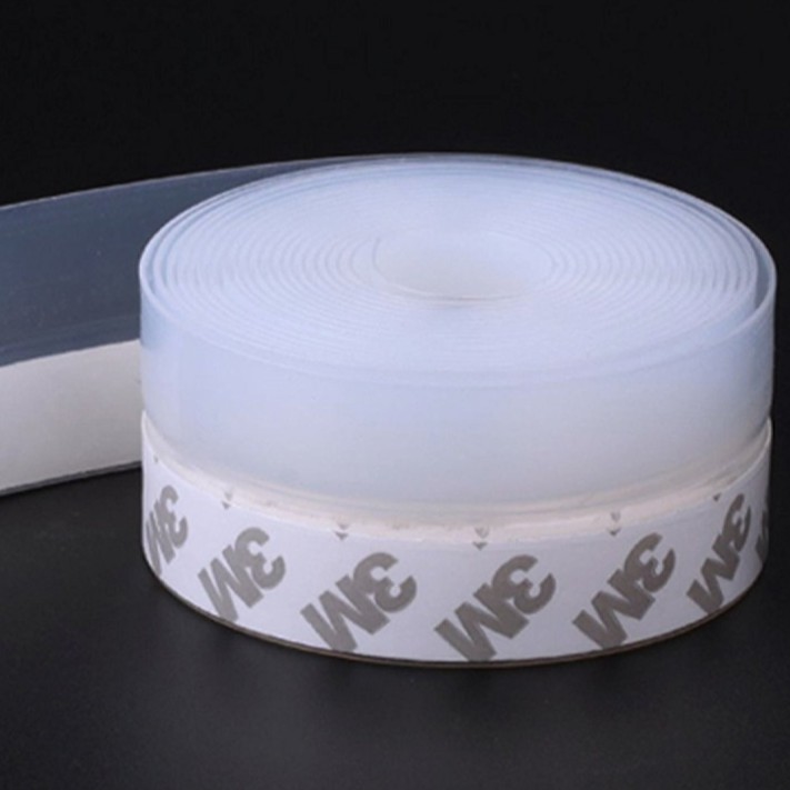 Cuộn 10 Mét Ron Dán Chân Cửa, Khe Cửa Cao Cấp Chống Ồn Ngăn Bụi, Chống Côn Trùng , Chống Thoát Nhiệt Điều Hòa - Hàng Chính Hãng 3M - Trong - 25 Mm