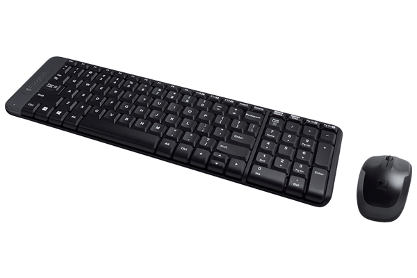 Combo chuột và bàn phím không dây Logitech MK220 - Hàng chính hãng