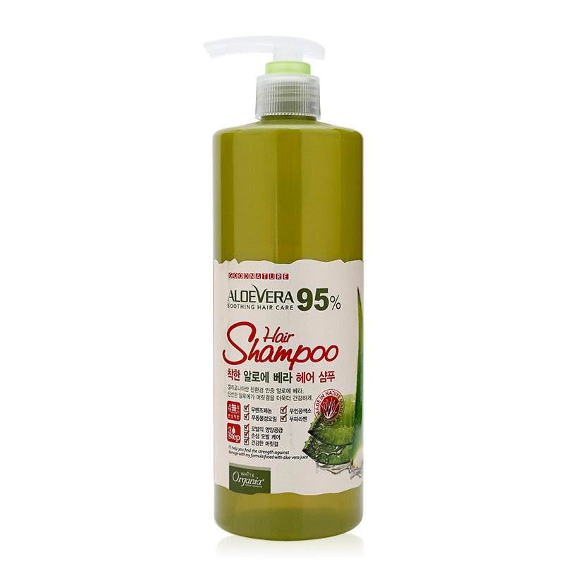 Dầu Gội White Good Nature Aloe Vera Hair Shampoo Organia (1.5L)