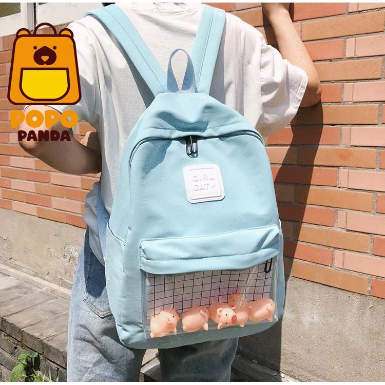 Balo đi học GIRL CATS dễ thương cho nữ PopoPanda BL003